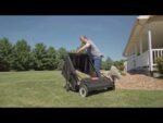 Agri-Fab 30" Push Lawn Sweeper - 12 cu. ft. Hopper, Forward Dump, 4 Brushes, Flat-Free Tires - for Leaves & Debris - Image 5
