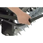 Agri-Fab 32" Poly Tow Spiker Seeder Spreader - 100 lb Capacity Spike Aerator Combo, Lawn Fertilizer Drop Spreader for Tractors - Image 2