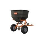 Agri-Fab 185 lb Tow Spreader for Riding Mower - Seed & Fertilizer Spreader, 12 ft Spread, 40K sq ft Coverage, Poly Hopper