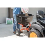 Agri-Fab 185 lb Tow Spreader for Riding Mower - Seed & Fertilizer Spreader, 12 ft Spread, 40K sq ft Coverage, Poly Hopper - Image 3