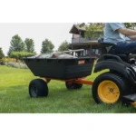 Agri-Fab 18 cu. ft. ATV Poly Swivel Cart - 1000 lb Capacity Dump Cart, 56° Dump, 100° Swivel - Image 5