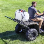 Fimco 25 Gallon 3 Nozzle ATV Sprayer - 2.4 GPM Pump, Folding Boom, TeeJet Nozzles, 10ft Coverage, Adjustable Wand - Image 2