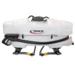 Fimco 25 Gallon Boomless Broadcast ATV Sprayer - 4.5 GPM Pump, 2 Nozzle, 40ft Reach, Deluxe Spray Wand, Quick Mount