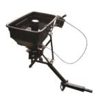 Field Tuff ATV Receiver Mount Spreader - 125 lb Capacity, 16 Gal Hopper, 12V, Fits 1.25" & 2" Receiver, Rain Cover