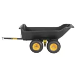 Polar HD 1500TA 22 cu ft Dump Trailer – Tandem Walking Axle, 1600 lb Capacity, Poly Tub, Steel Frame - Image 3