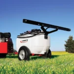 Fimco 25 Gallon Trailer Sprayer – 2.4 GPM 12V Pump, 80" 2-Nozzle Boom, Handgun for Lawn & Field Treatment - Image 2