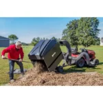 Agri-Fab 32 cu ft Chip-N-Vac Collection System - Tow-Behind Lawn Vacuum, 2" Chipping, Deck Adapter, 15" Pneumatic Tires - Image 4