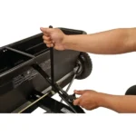 Agri-Fab 42" Tow Behind Drop Spreader - 175 lb Poly Hopper, Universal Hitch, Drop Spreader for Seed Fertilizer Ice Melt, Model 45-0288 - Image 2