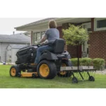 Agri-Fab 48" Tow Behind Dethatcher - 24 Spring Steel Tines, 70 lb Weight Tray, Thatch Remover for Lawn Tractors, Cantilever Handle, Model 45-0300 - Image 2