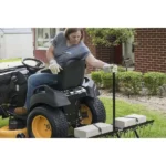 Agri-Fab 48" Tow Behind Dethatcher - 24 Spring Steel Tines, 70 lb Weight Tray, Thatch Remover for Lawn Tractors, Cantilever Handle, Model 45-0300 - Image 3