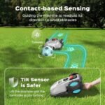 YARD CARE 2026 Robot Lawn Mower | App Control, Brushless Motor, Auto-Charging, Obstacle Detection, 0.8"-2.4" Cut, 1/8 Acre - Image 5