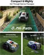 ANTHBOT M9 Robot Lawn Mower 1/4 Acre | Dual Vision+NRTK, No Perimeter Wire, App Control, 45% Slope, 1.2"-2.7" Cut, Multi-Zone - Image 9