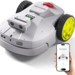 BESTMOW Robot Lawn Mower 1.5 Acre, RTK+4 Eye Vision Mapping, Ultra Quiet Self-Charging Robotic Mower, APP Control, Anti-Theft GPS