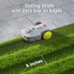 BESTMOW Robot Lawn Mower 1.5 Acre, RTK+4 Eye Vision Mapping, Ultra Quiet Self-Charging Robotic Mower, APP Control, Anti-Theft GPS - Image 3