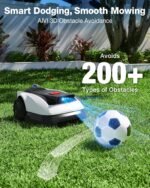 ECOVACS Goat O1000 LiDAR PRO Robot Lawn Mower, Wire-Free Mapping, AI Obstacle Avoidance, Smart Edge Mowing, App Control, 1/4 Acre - Image 2