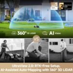 MOVA LiDAX Ultra 2000 Robot Lawn Mower 0.5 Acre | No Wire, No RTK, 360° 3D LiDAR+AI Vision, 45% Slope, 1.2"-3.9" Cut, 150 Zones - Image 11